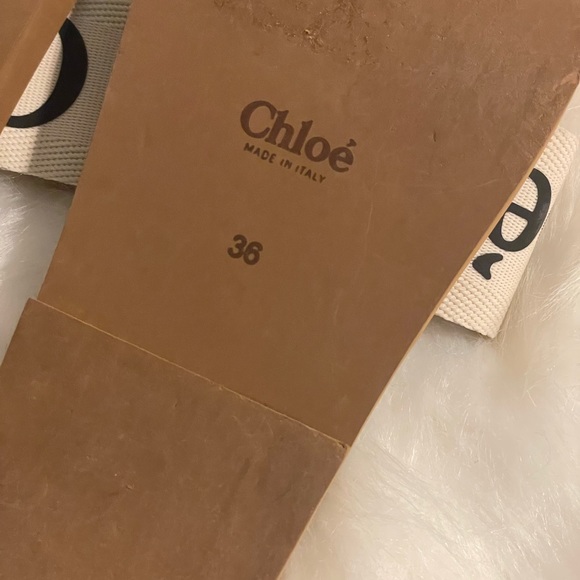 Chloé Woody Logo Slide Sandal - Picture 3 of 5